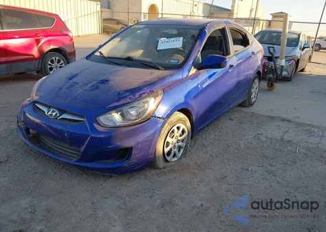 2012 Hyundai Accent Gls из США, поврежденный, VIN KMHCT4AE2CU221811